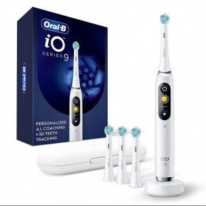 Authentic Oral B IO9 Plus Electric Toothbrush 3D Sonic Rechargeable Imported Bluetooth Cloud Sensing Brush